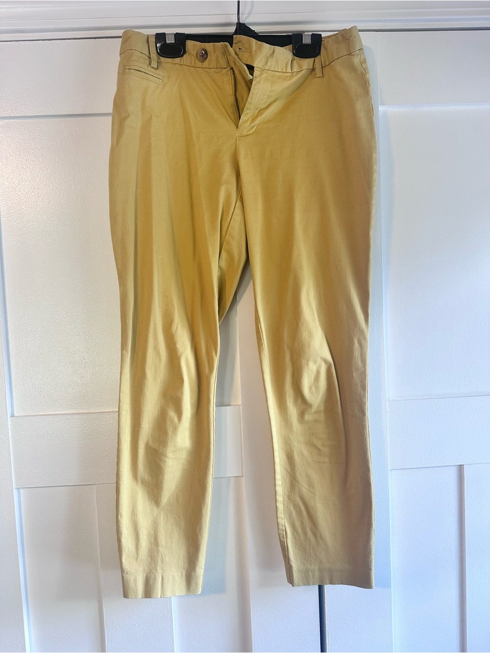 Slim Fit Chino Pants in Mustard Yellow